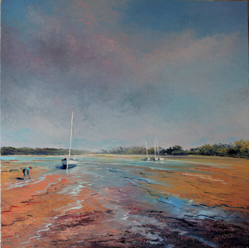 Le pêcheur van Jacques Majos, Schilderij te koop op Singulart