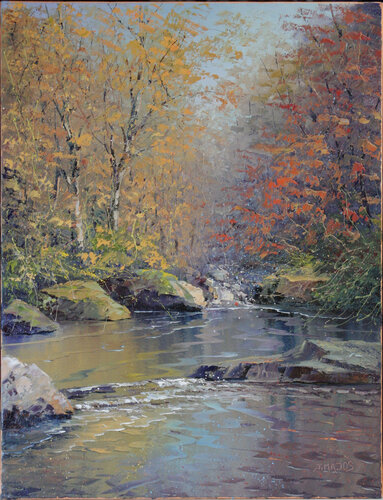 Couleurs d'automne van Jacques Majos, Schilderij te koop op Singulart