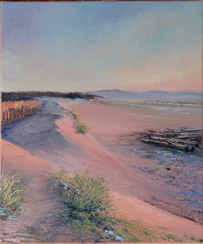 Lumière sur la dune by Jacques Majos, 회화 for Sale on Singulart