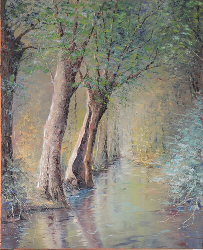 L'arbre creux by Jacques Majos, Painting for Sale on Singulart