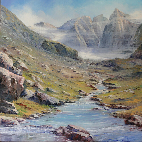 Le Gave de Gaube par Jacques Majos, Peinture en vente sur Singulart