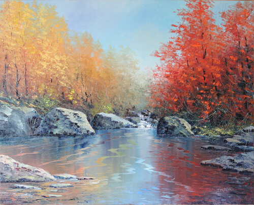 Lumière automnale van Jacques Majos, Schilderij te koop op Singulart