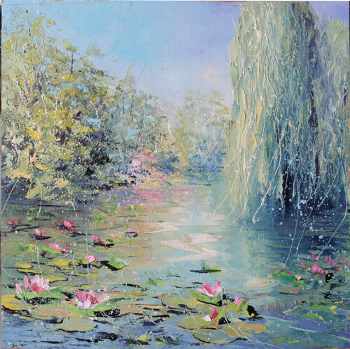 Le grand saule by Jacques Majos, Painting for Sale on Singulart