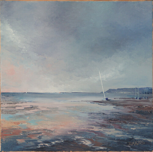 Ciel d'orage sur la baie van Jacques Majos, Schilderij te koop op Singulart