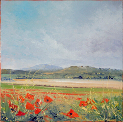 Les coquelicots van Jacques Majos, Schilderij te koop op Singulart