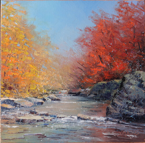 Couleurs d'automne by Jacques Majos, Painting for Sale on Singulart