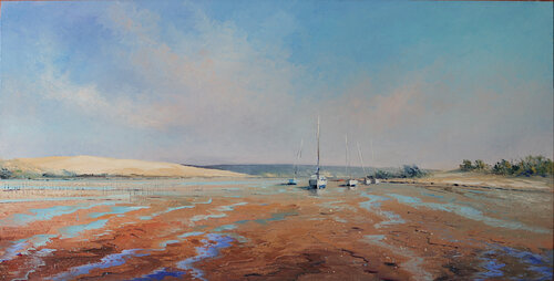 Bateaux à marée basse Jacques Majos
