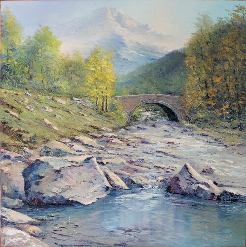 Le Gave de Gavarnie par Jacques Majos, Peinture en vente sur Singulart