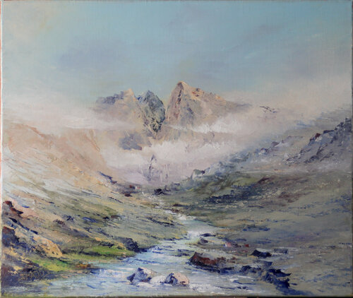 Brume sur le Vignemale by Jacques Majos, Painting for Sale on Singulart