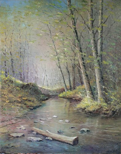 Le gué by Jacques Majos, Painting for Sale on Singulart