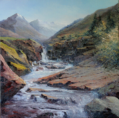 Torrent de haute montagne Jacques Majos