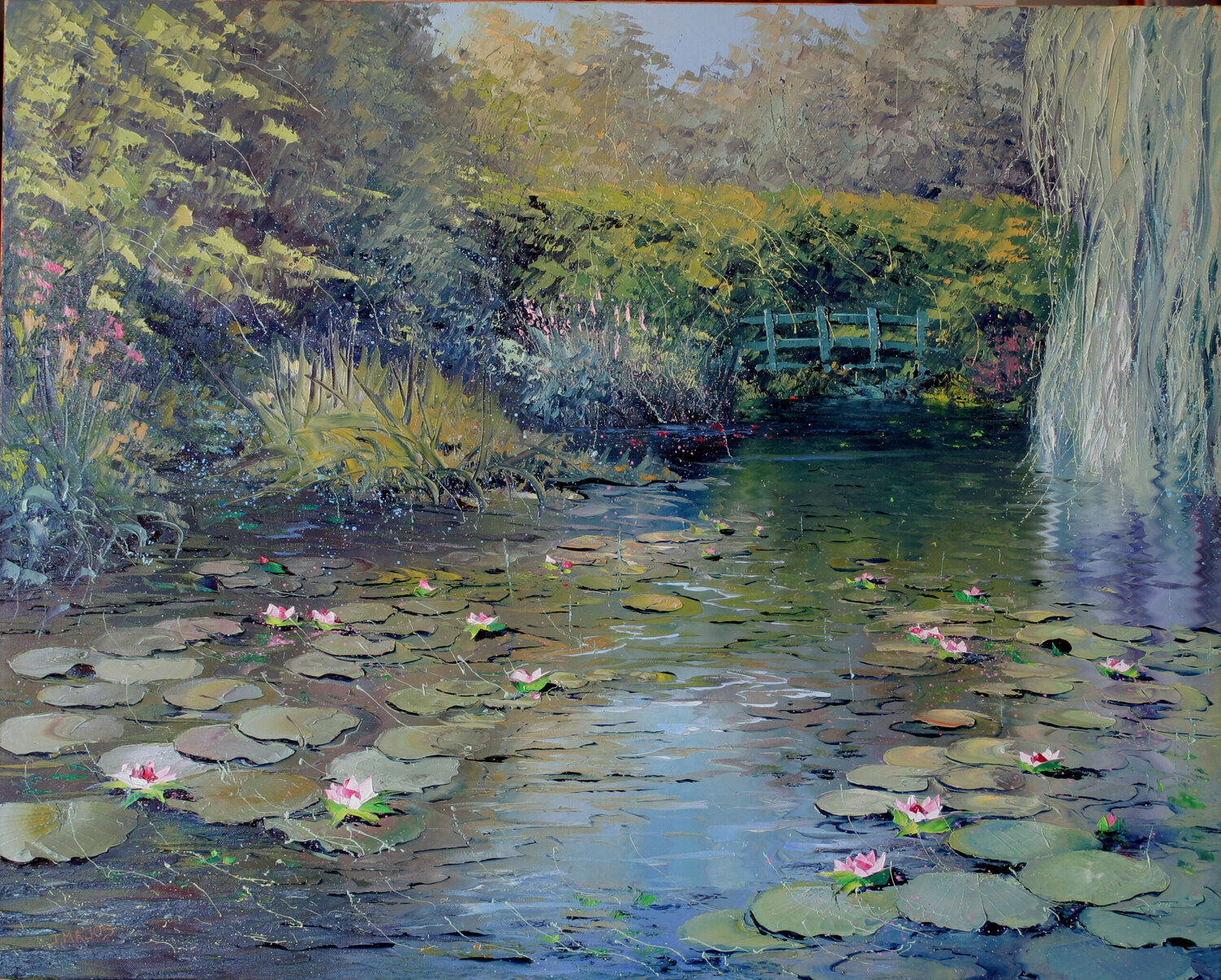 Les nymphéas de Giverny Jacques Majos