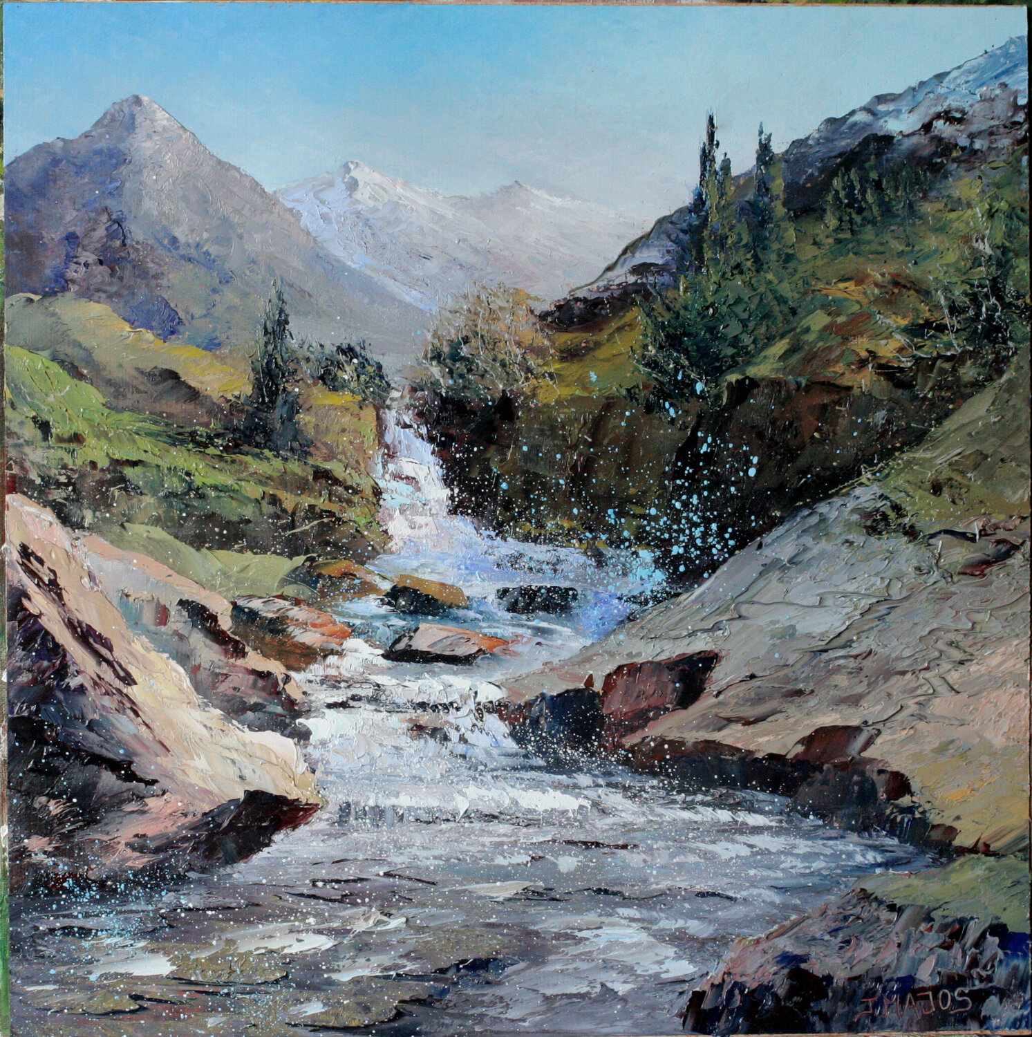 Torrent de haute montagne Jacques Majos