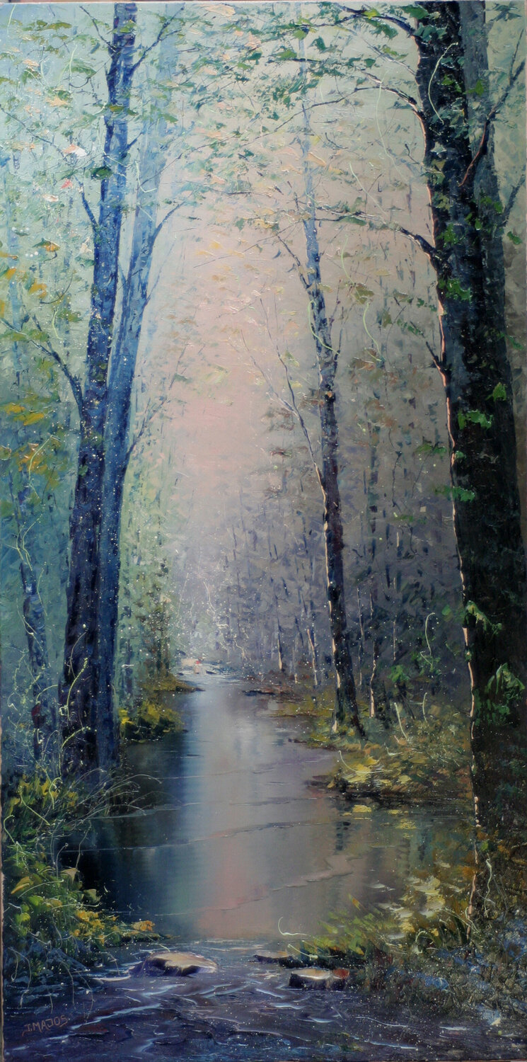 Ruisseau en sous-bois Jacques Majos