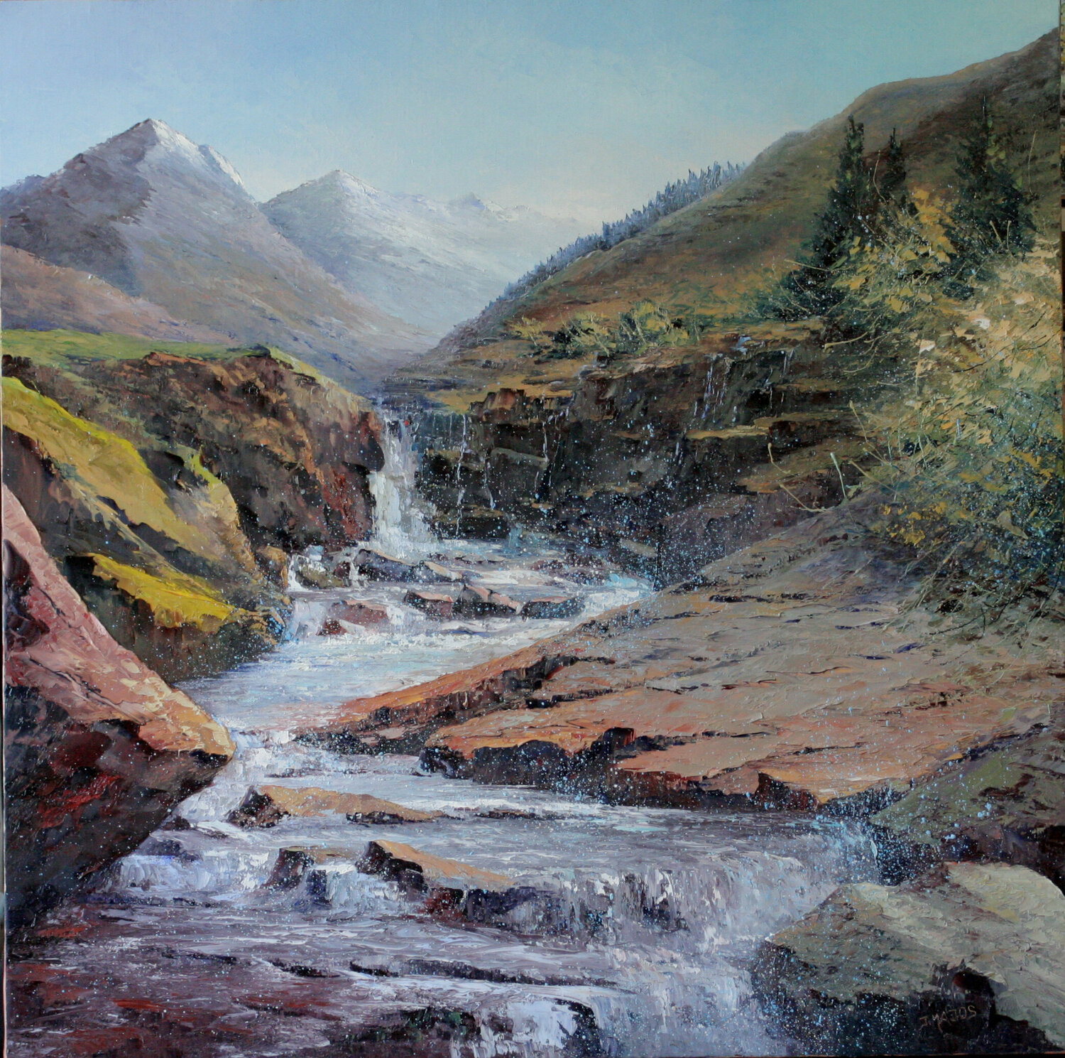 Torrent de haute montagne Jacques Majos