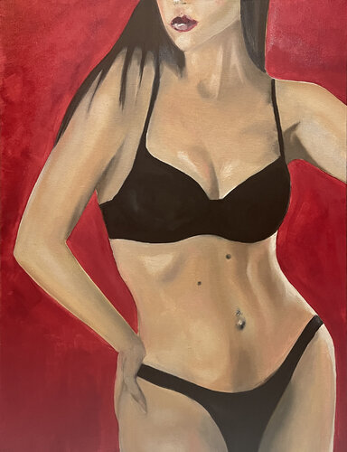 Sunbathing van Victo, Schilderij te koop op Singulart