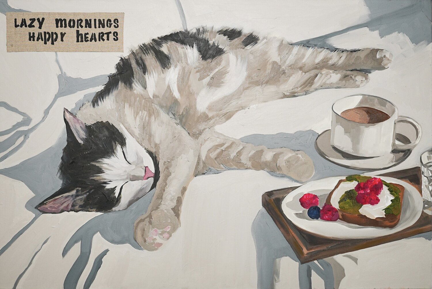 Lazy Mornings | Cat, Coffee & Sweet Silence Victo