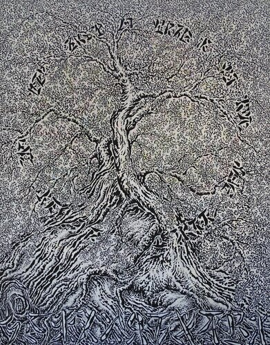 Arbor 2, Acrylique sur toile, 146 x 114 cm von Béatrice Bescond, Malerei kaufen auf Singulart