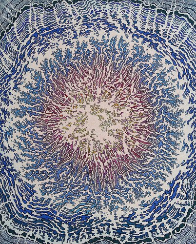 Les formes du Temps 3 di Béatrice Bescond, Pittura in vendita su Singulart