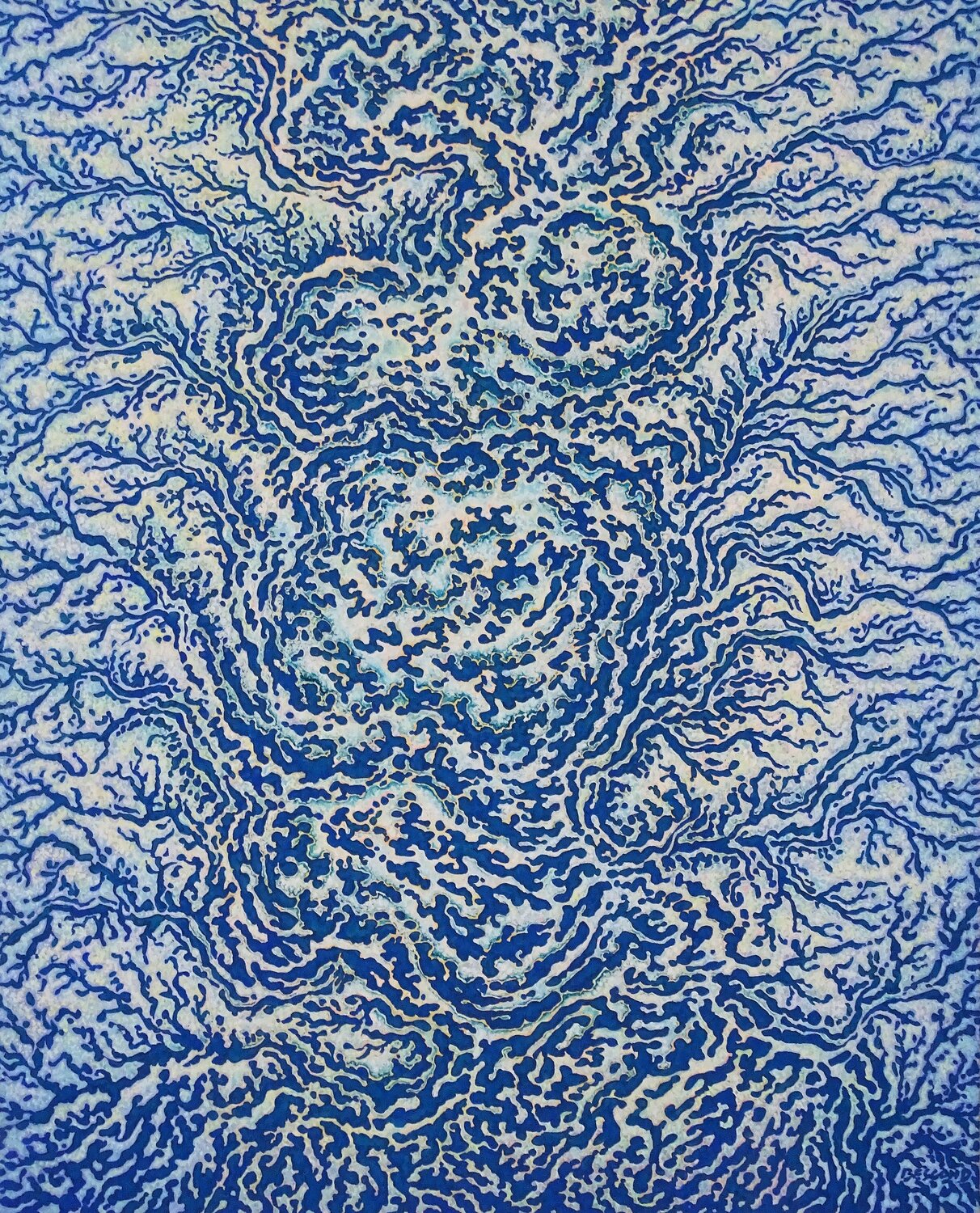Corps végétal Béatrice Bescond Original painting for sale