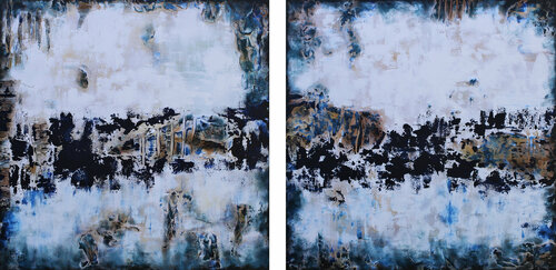 Blue Lagoon van Susan Wooler, Schilderij te koop op Singulart