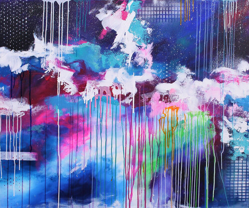 Abstract Fearless van Susan Wooler, Schilderij te koop op Singulart