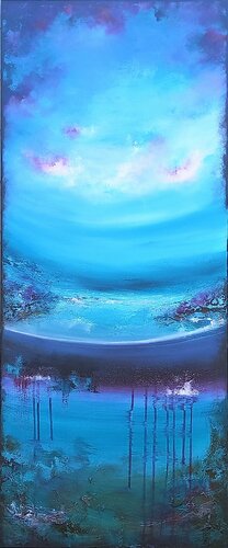 XXL A Moment in Time 120 x 50 cm van Susan Wooler, Schilderij te koop op Singulart