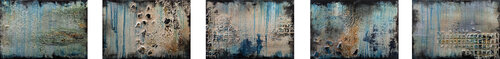 Tomorrow 150 x 20cm Textured Abstract Susan Wooler