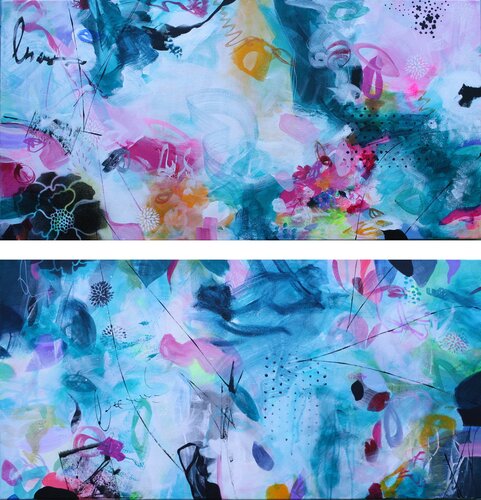 Keep Turning The Pages di Susan Wooler, Pittura in vendita su Singulart