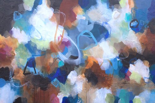 Feel The Earth Beneath Your Feet van Susan Wooler, Schilderij te koop op Singulart