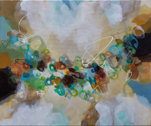 Golden Nectar III di Susan Wooler, Pittura in vendita su Singulart