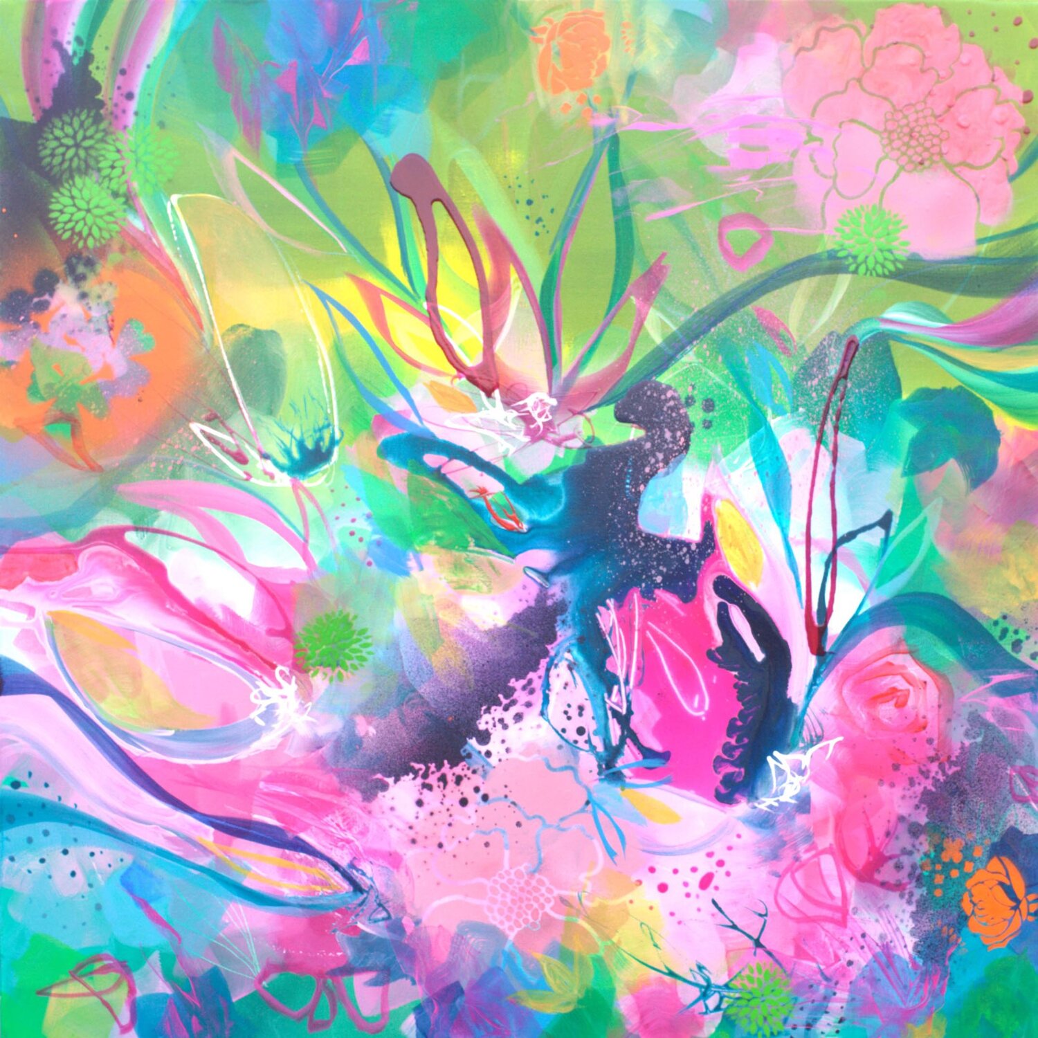 XL Feel As Free As The Wildflowers Susan Wooler