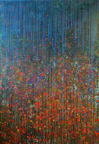 Poppy par Abu Jafar, Peinture en vente sur Singulart