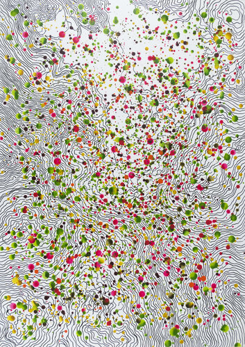 River to the sea 3 par Abu Jafar, Peinture en vente sur Singulart