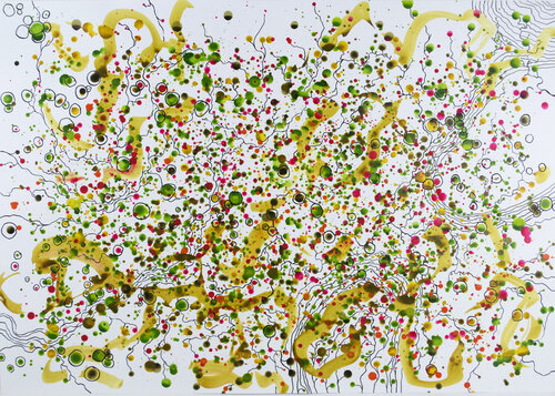 River to the Sea 7 par Abu Jafar, Peinture en vente sur Singulart