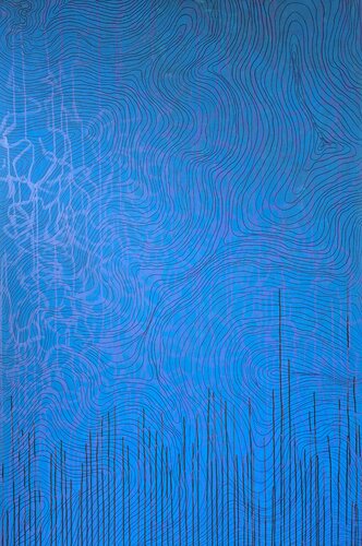 Line after line par Abu Jafar, Peinture en vente sur Singulart