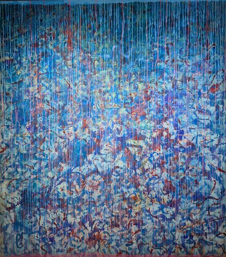 In Search Of Time -3 van Abu Jafar, Schilderij te koop op Singulart