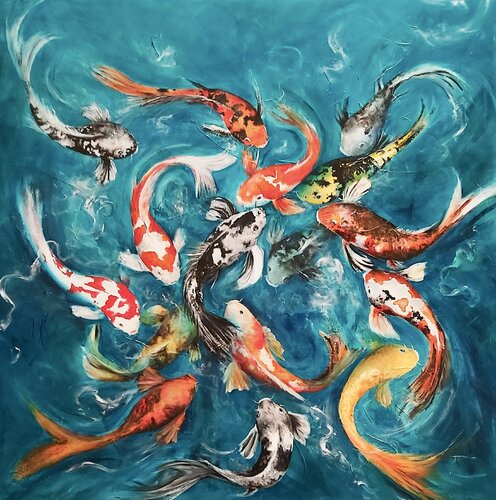 Whispers by Cathy Gilday, Painting for Sale on Singulart