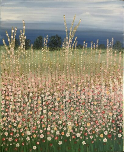 Shades of Pink van Christy Brown, Schilderij te koop op Singulart