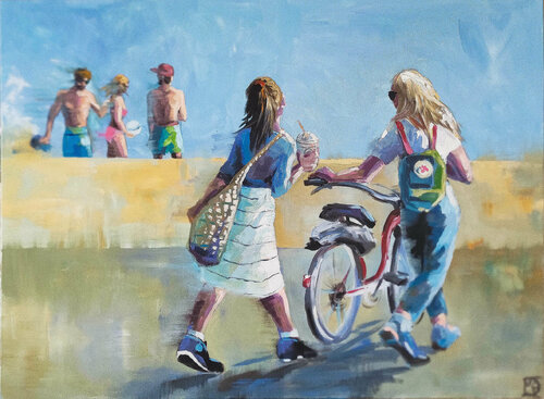 Happy Tel Avivs di Maria Kireev, Pittura in vendita su Singulart