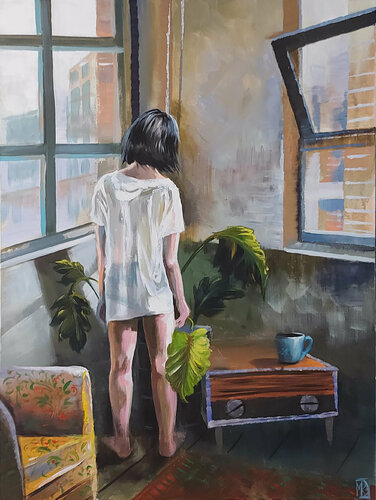 My one and only Friend by Maria Kireev, 회화 for Sale on Singulart