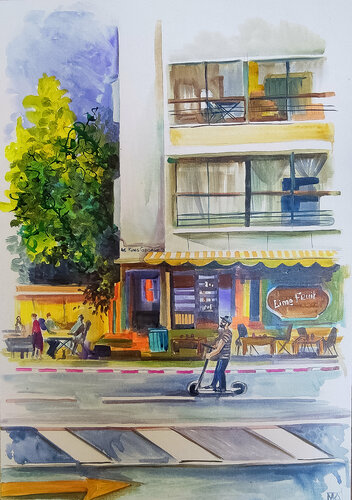 King George 46 TLV van Maria Kireev, Schilderij te koop op Singulart