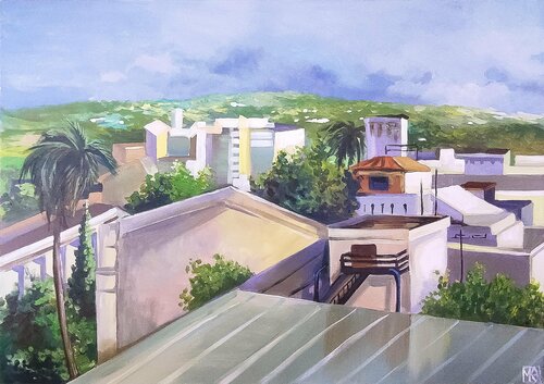 Afternoon rooftops of Tel Aviv Maria Kireev