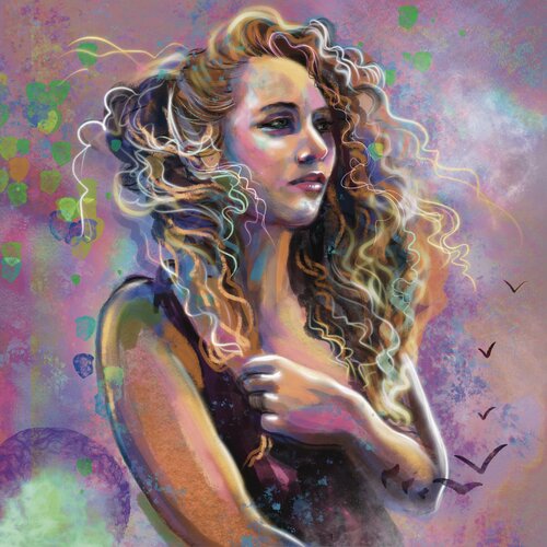 Purple Lady von Maria Kireev, Digital kaufen auf Singulart