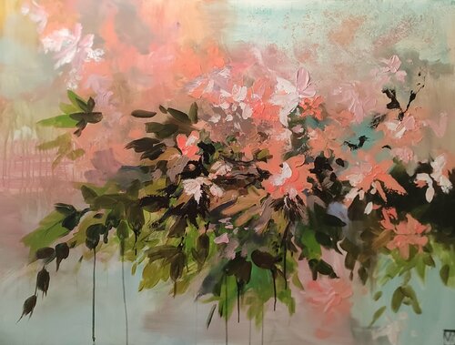 Rose bush von Maria Kireev, Malerei kaufen auf Singulart