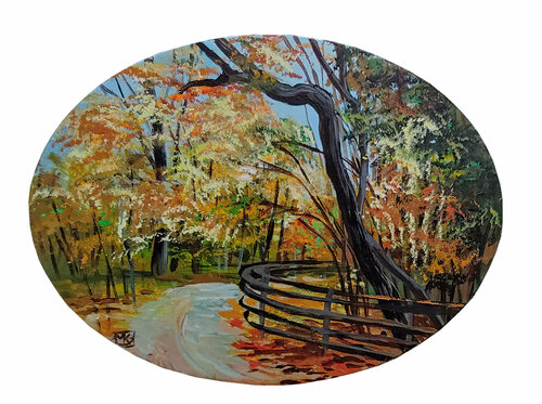 Autumn alley Maria Kireev