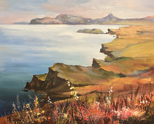 Yellow rocks von Maria Kireev, Malerei kaufen auf Singulart