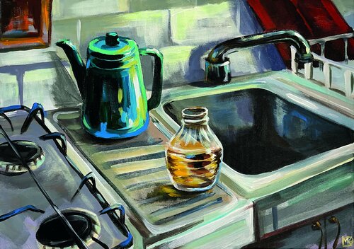 Saturday morning von Maria Kireev, Malerei kaufen auf Singulart