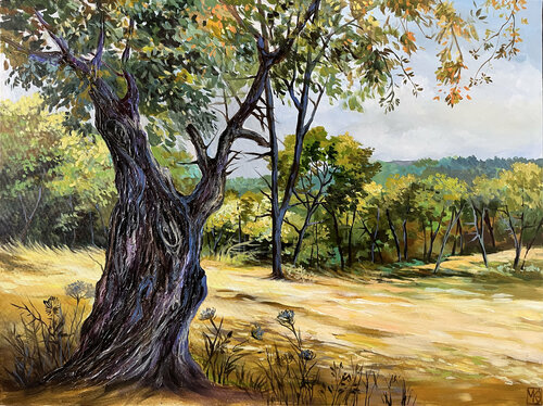 Olives of Holy Land von Maria Kireev, Malerei kaufen auf Singulart