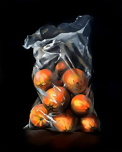 Oranges von Maria Kireev, Malerei kaufen auf Singulart